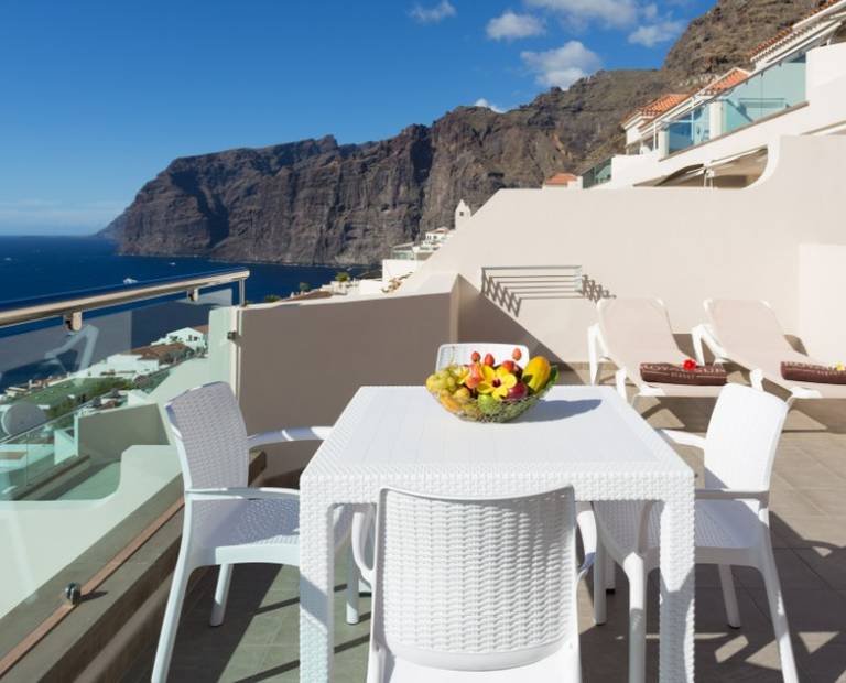 1-schlafzimmer-luxus-apartment mit meerblick und jacuzzi Royal Sun Resort Acantilado de los Gigantes