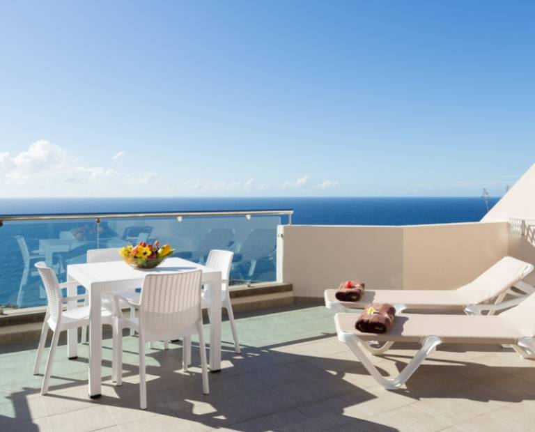 1-schlafzimmer-luxus-apartment mit meerblick und jacuzzi Royal Sun Resort Acantilado de los Gigantes
