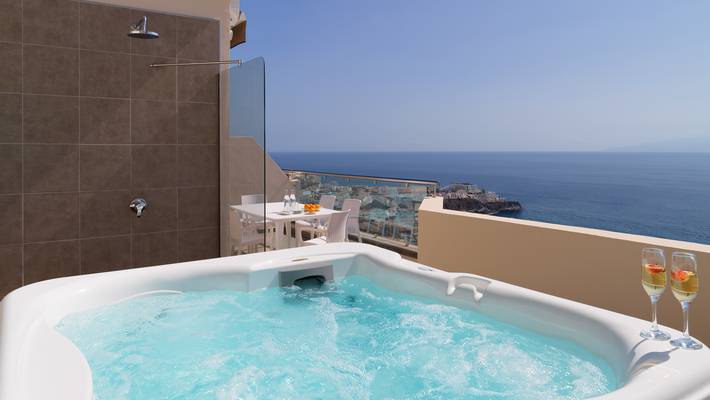 Apartamento de 1 dormitorio lujo con jacuzzi® spa Royal Sun Resort Acantilado de los Gigantes