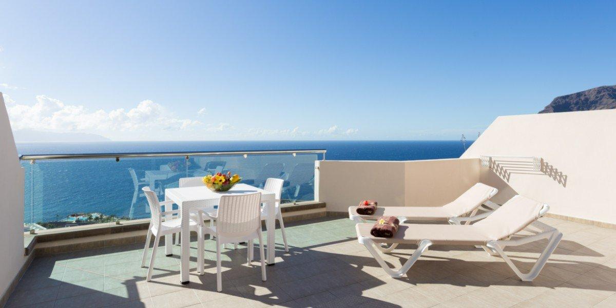 1-Schlafzimmer-Luxus-Apartment mit Meerblick und Jacuzzi Royal Sun Resort Acantilado de los Gigantes 1-Schlafzimmer-Luxus-Apartment mit Meerblick und Jacuzzi Royal Sun Resort Acantilado de los Gigantes